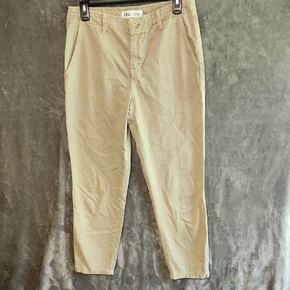 Zara Tan Pants. Size 4